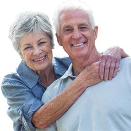 blackdog builders home renovation for aging elderly couple hugging & smiling together