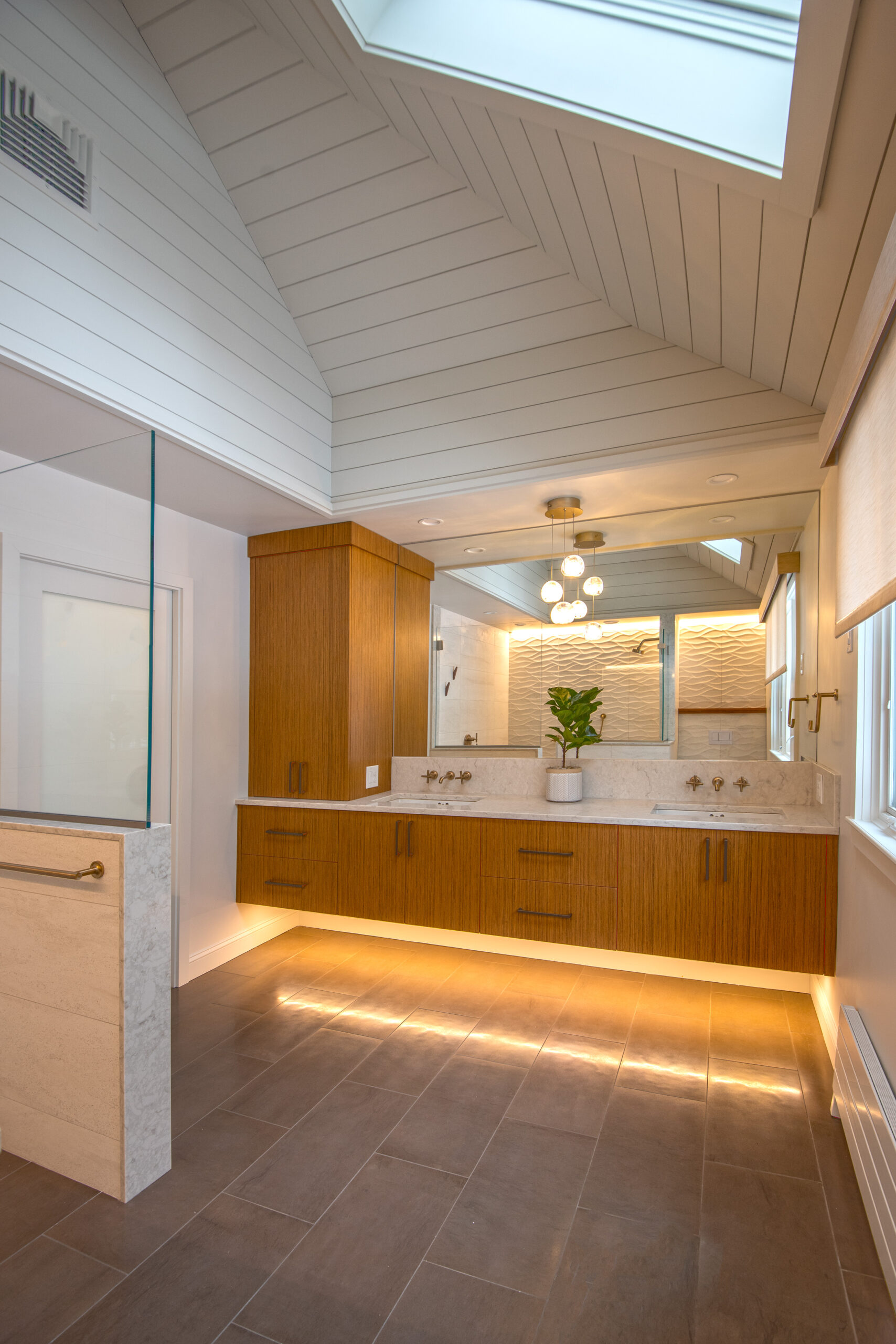 updated bathroom renovation